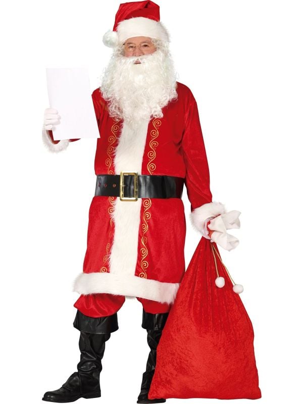 Rode kerstman kostuum volwassenen