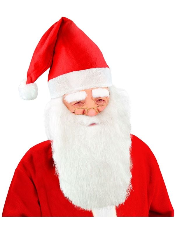 Rode kerstmuts met baard main product photo