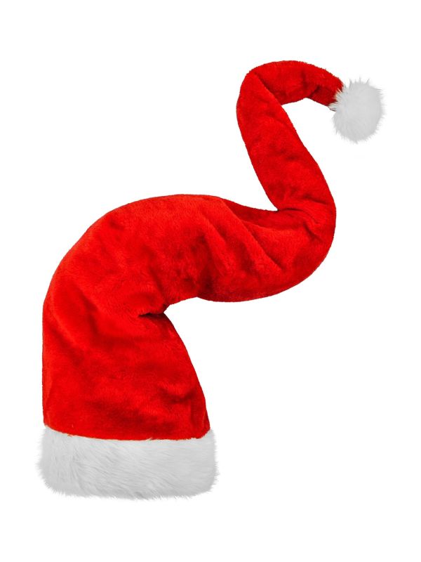 Rode Muts Kerstman Extra Lang