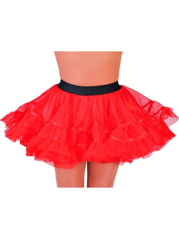 Rode petticoat vrouwen main product photo