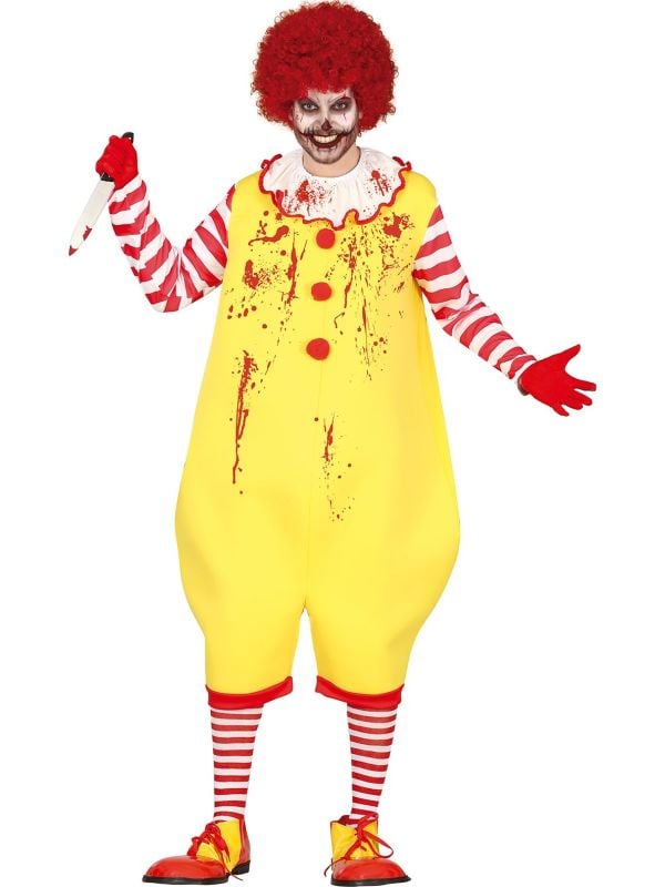 Ronald McDonalds killer clown outfit heren
