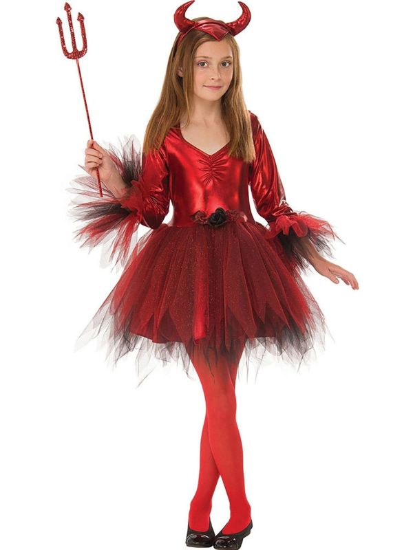 Rood Duivel Tutu Pakje Meisjes