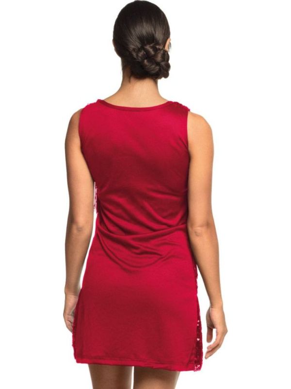 Rood Kerst Jurkje Pailletten