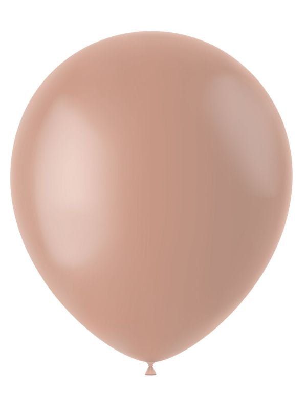 Rosé ballonnen matte kleur 50 stuks