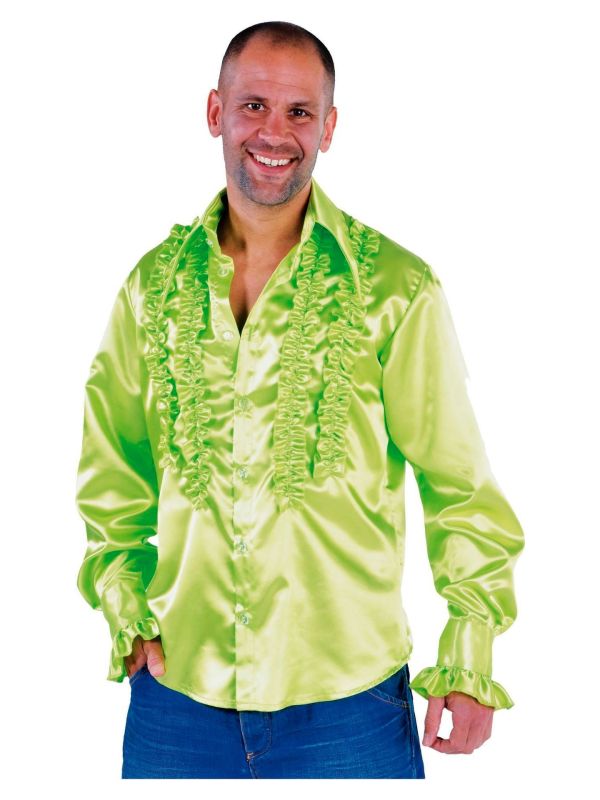Rouches blouse groen mannen main product photo