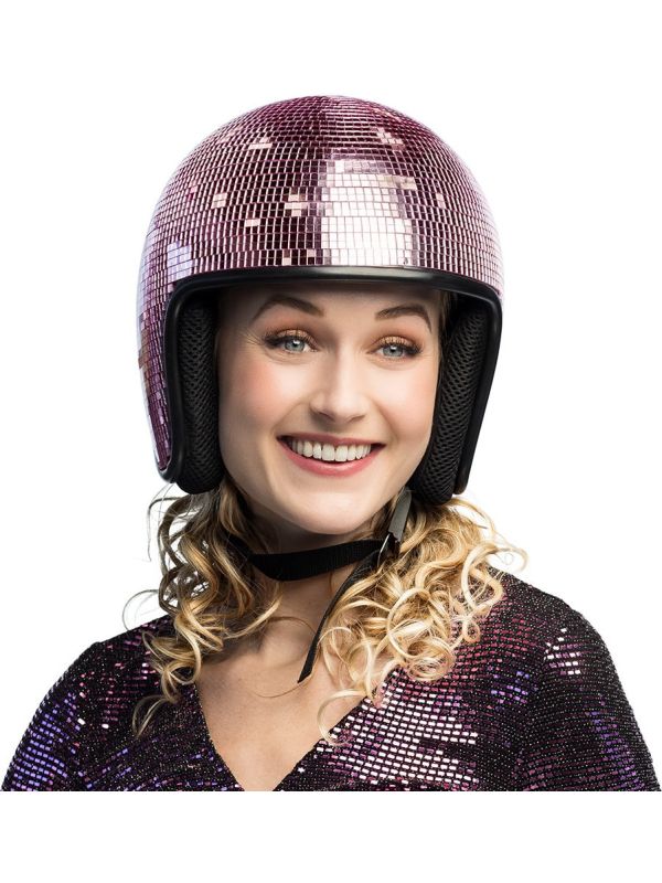 Roze 80's Discobal Helm