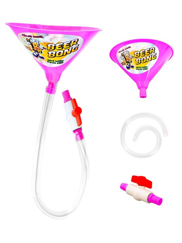 Roze Biertrechter Beer Bong