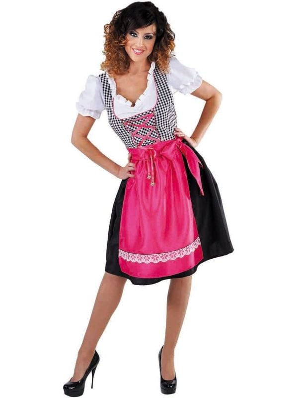 Roze dames dirndl main product photo