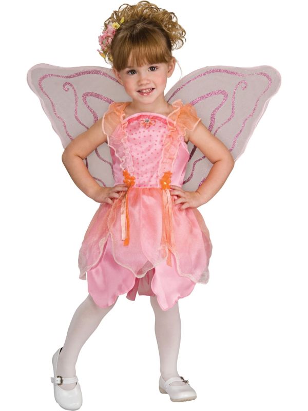 Roze Fee Pakje Meisjes met Vleugels