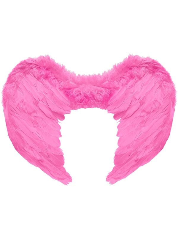Roze gevederde vleugels