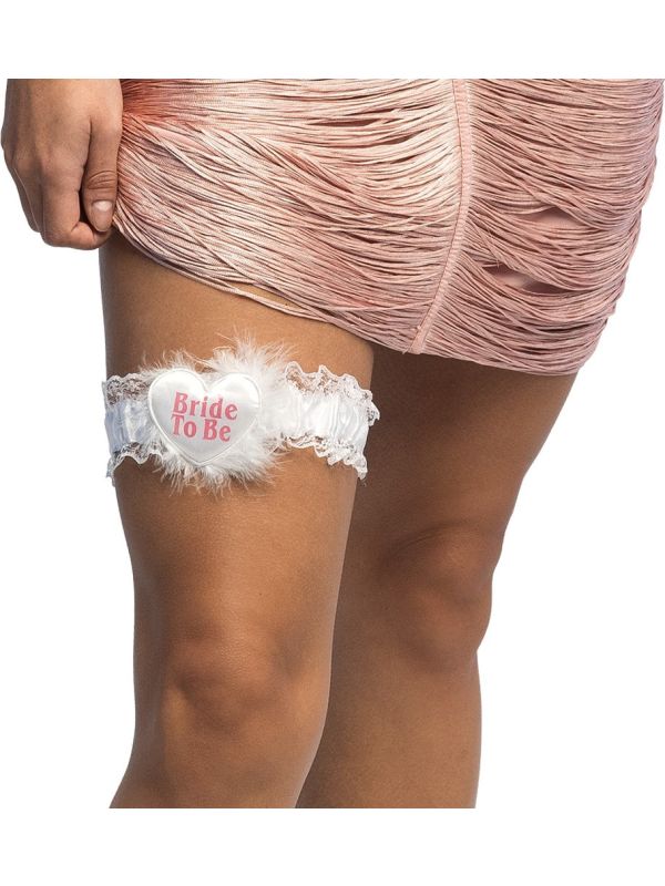 Roze Kousenband 'Bride to Be' Dames