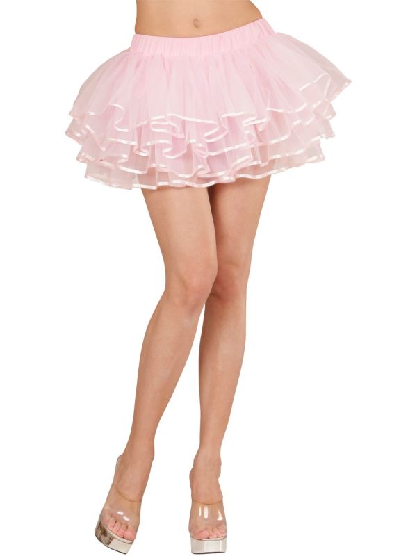 Roze luxe ballerina rokje main product photo
