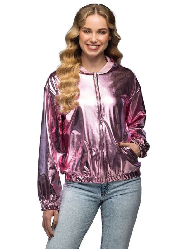 Roze Old School Trainingjacket Dames Festival Fever