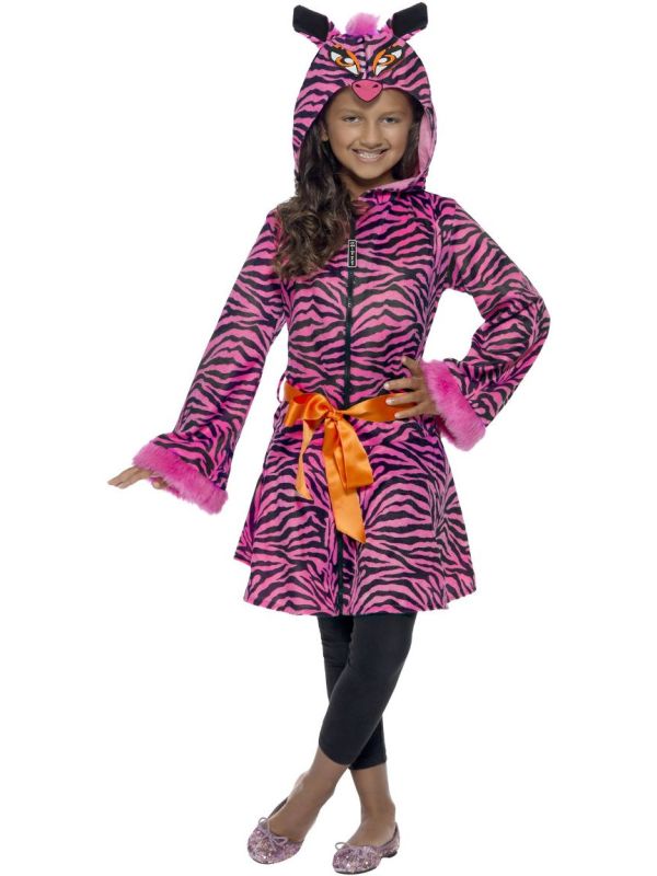 Roze zebra kostuum meisjes main product photo