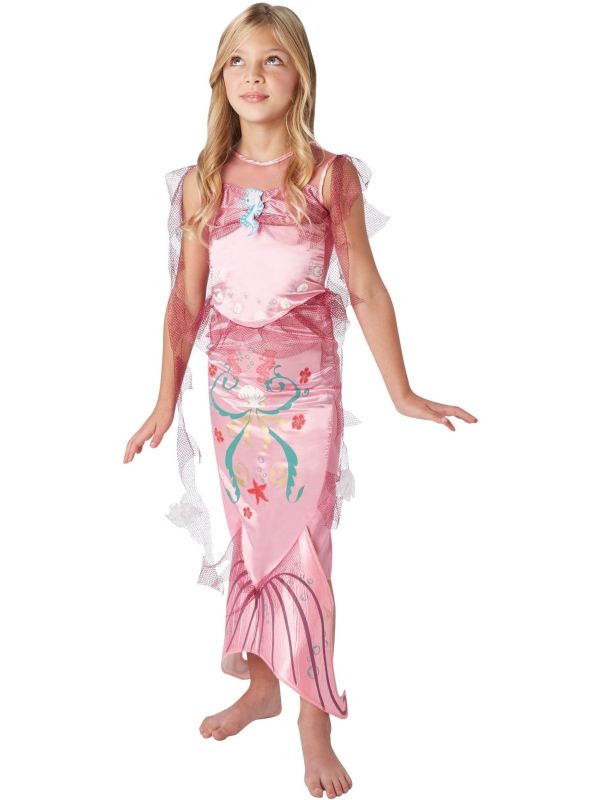 Roze Zeemeermin Jurk Meisjes