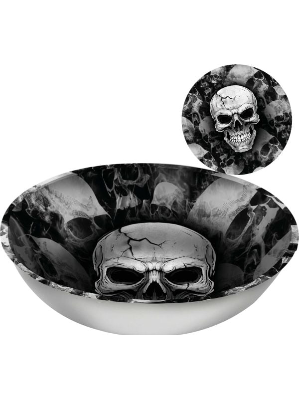 Schaal doodshoofd 32 cm halloween