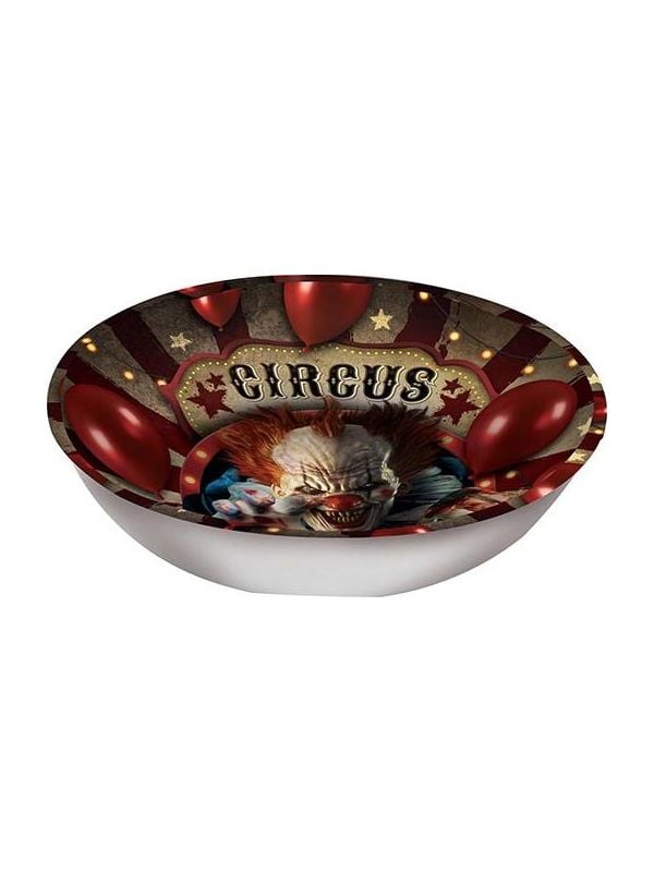 Schaal horror clown 27 x 9 cm halloween