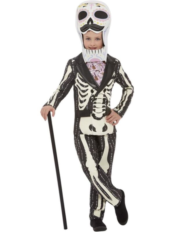 Señor Kostuum Jongens Dia de los muertos main product photo