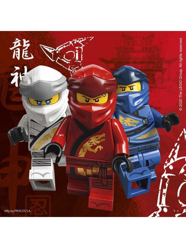 Servetten eco ninjago lego 20 stuks main product photo