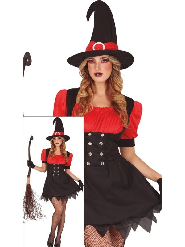Sexy heksen jurk halloween dames