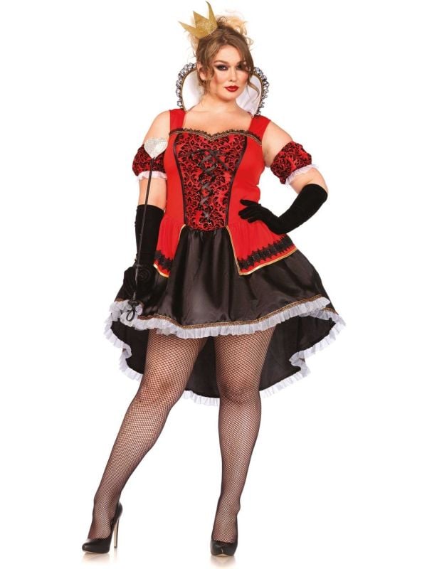 Sexy koningin carnaval plus size