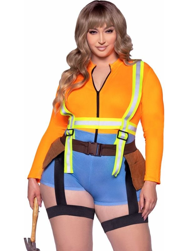 Sexy plus size bouvakker kostuum dames