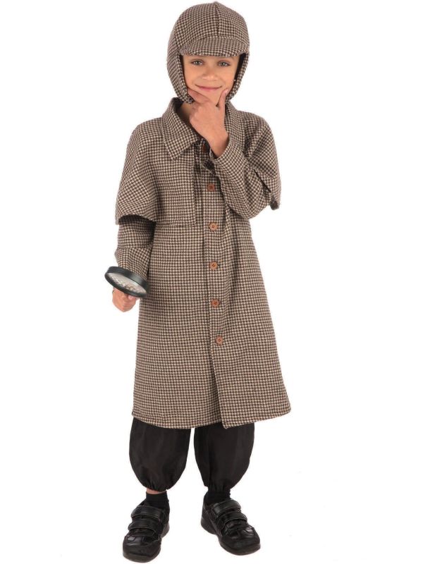 Sherlock Holmes Detective Kostuum Kinderen