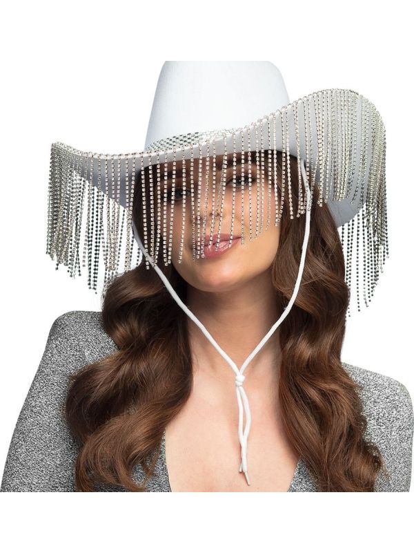 Showgirl Western Hoed Wit main product photo