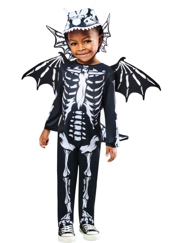 Skelet Draak Outfit Kind