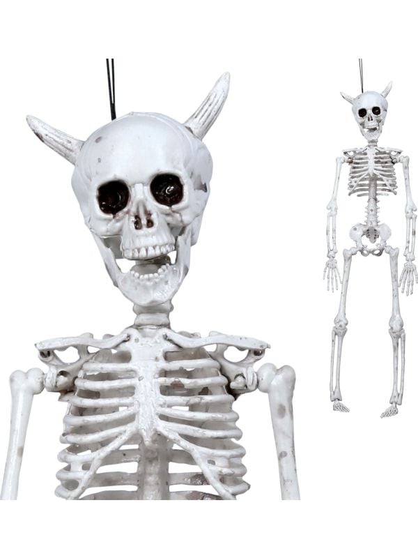 Skelet duivel 40 cm halloween