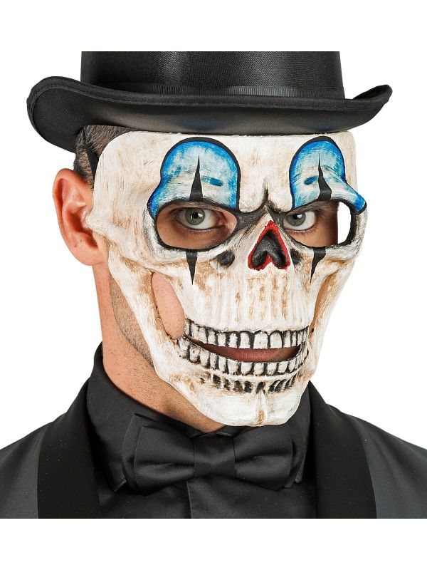 Skelet Masker Clown Beige Heren