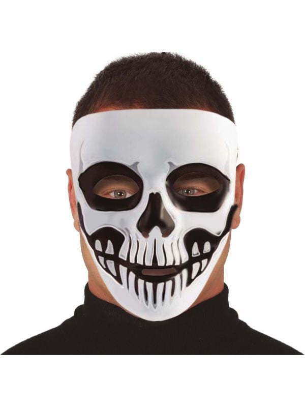 Skelet masker wit halloween