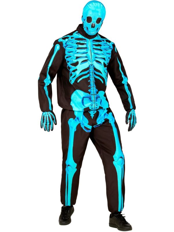 Skelet Pak Neon Turquoise Dames Heren