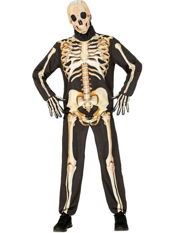 Skelet Pak Zwart Dames Heren