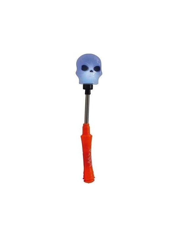 Skelet toverstaf met licht 24 cm halloween