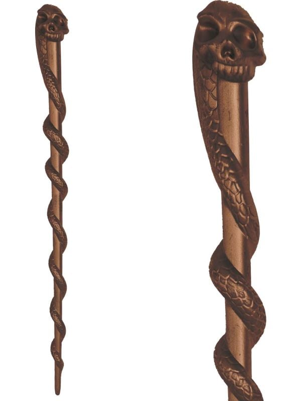 Slangen toverstaf 34 cm