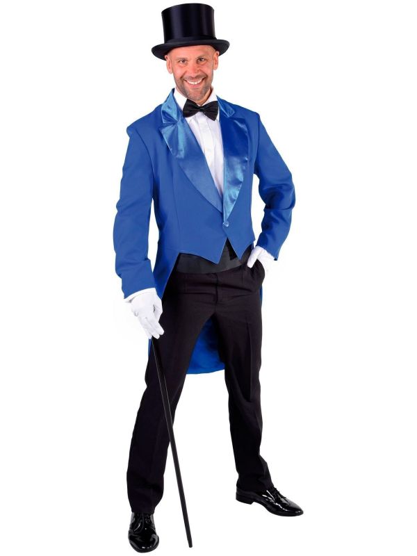 Slipjas carnaval blauw mannen main product photo