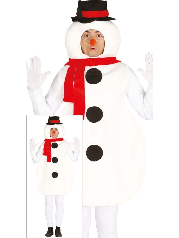 Sneeuwpop tuniek volwassenen main product photo