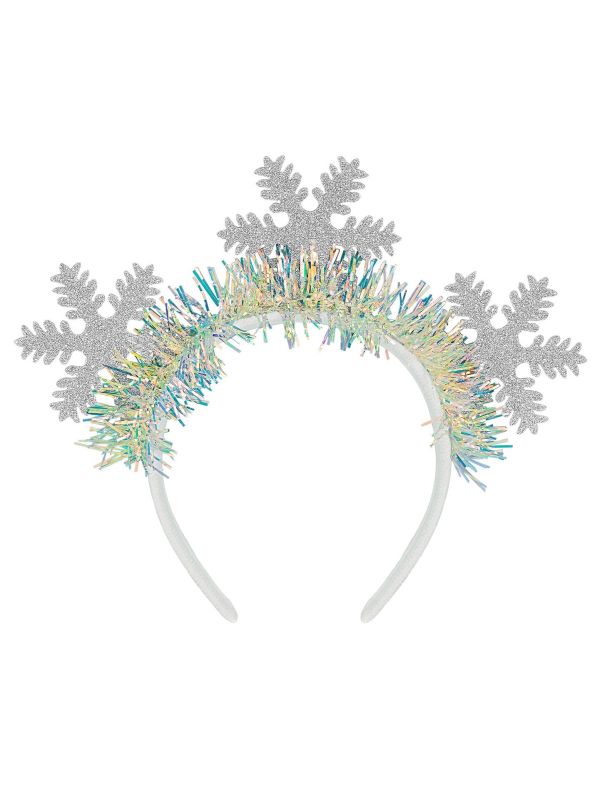 Sneeuwvlok Haarband met Glitter Dames Mannen