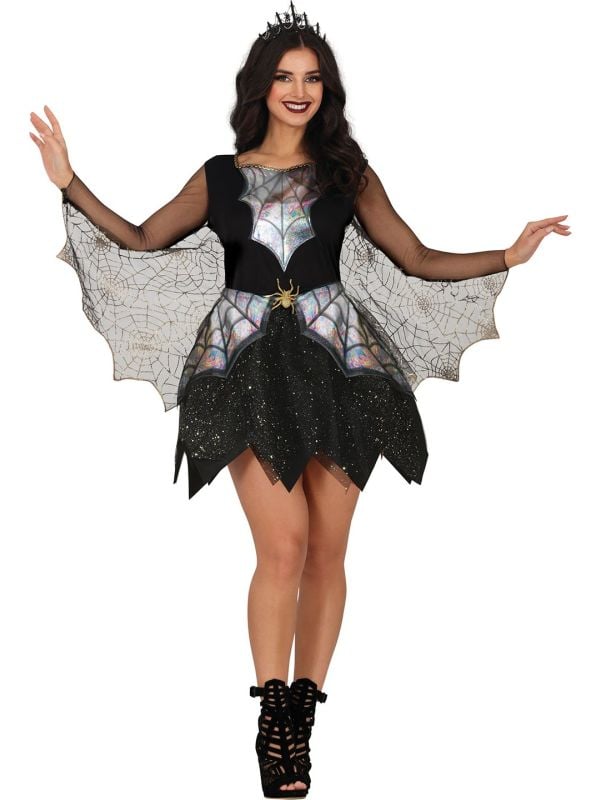 Spinnen Jurk Halloween Dames