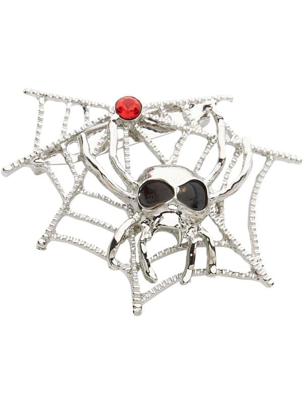 Spinnenweb broche