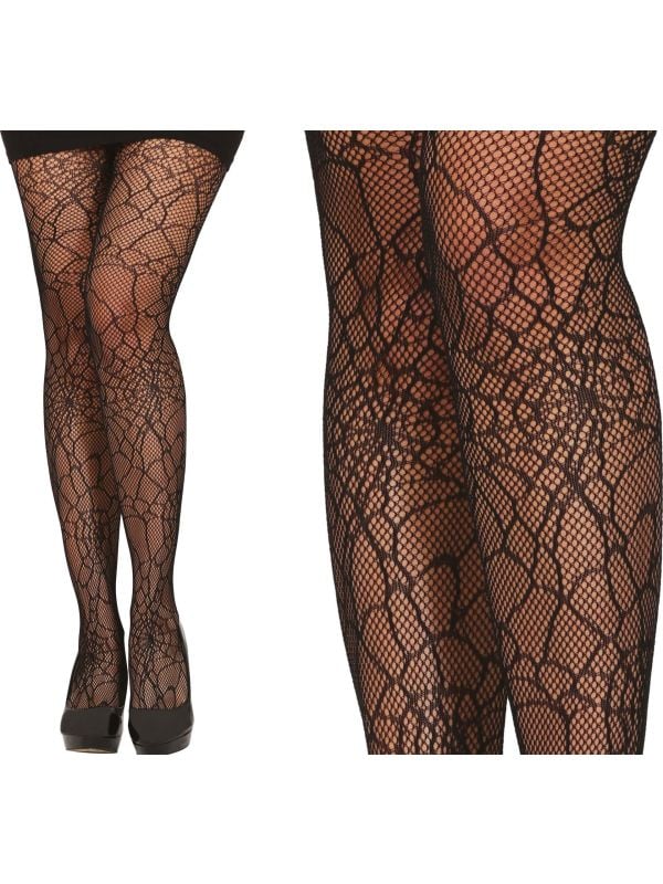 Spinnenweb panty dames halloween