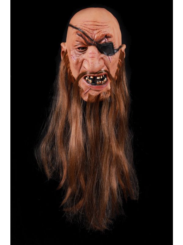 Spook Piraat Masker Latex Volwassenen Halloween Horror
