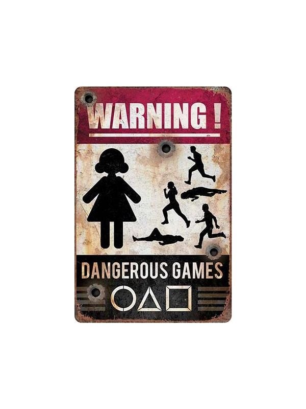 Squid game poster 24 x 36 cm halloween