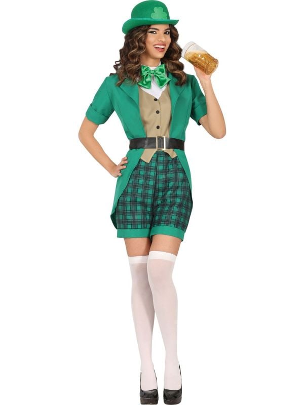 St. Patrick's Day Dames Kostuum