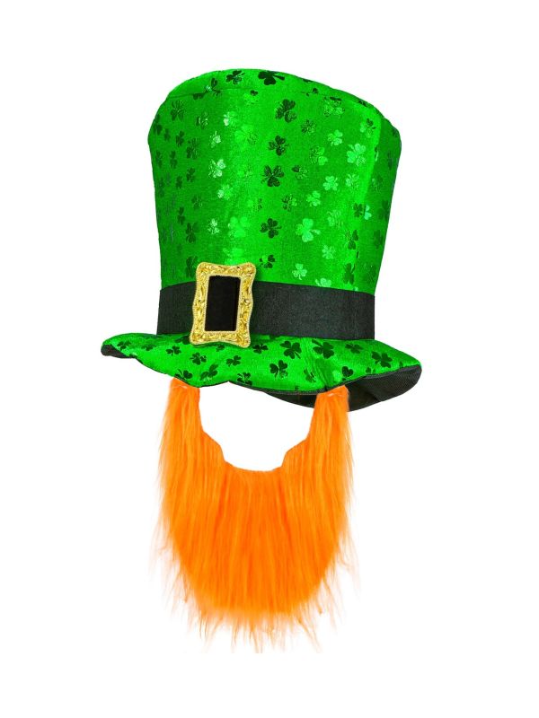 St Patricks Day Hoed Groen met Baard Mannen