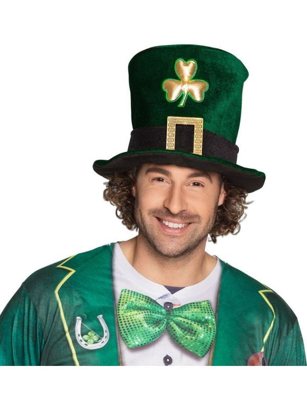 St. Patricksday hoge hoed groen