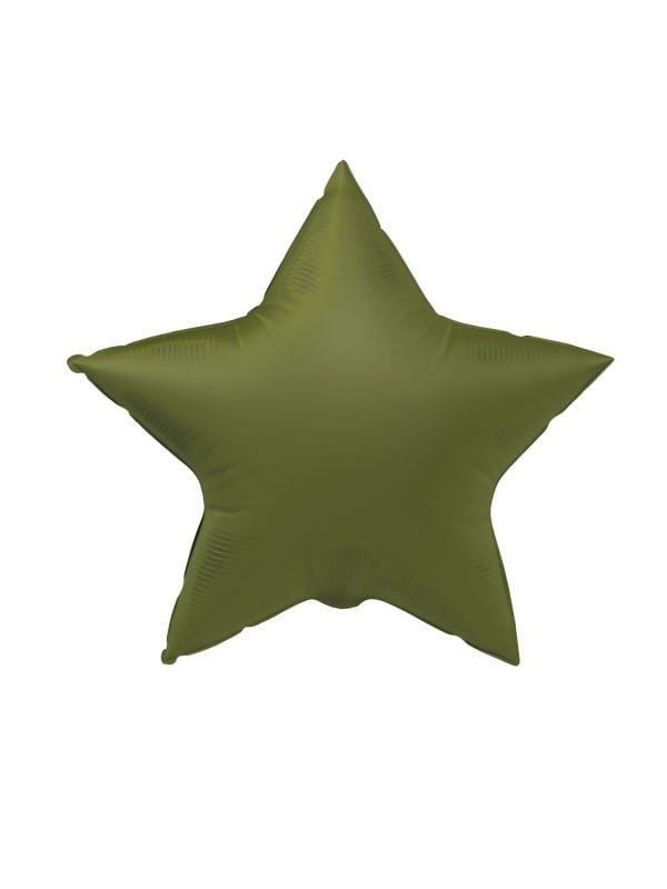 Staande Folieballon Cijfer 0 Maanlicht Zilver 45cm