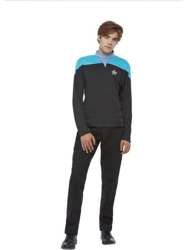 Star Trek Voyager Science Uniform Mannen Zwart main product photo