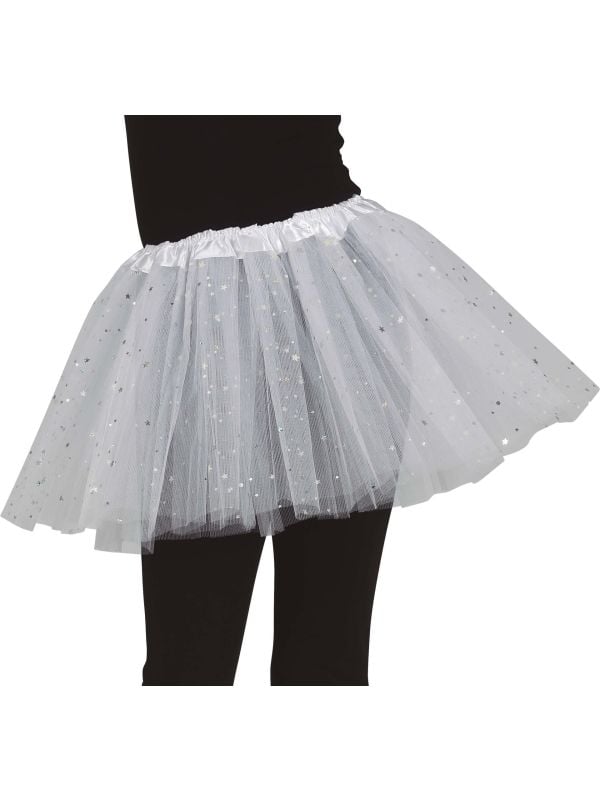 Sterren Glitter Tutu Wit Meisjes